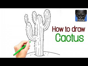 How to Draw Cactus easy Step by Step