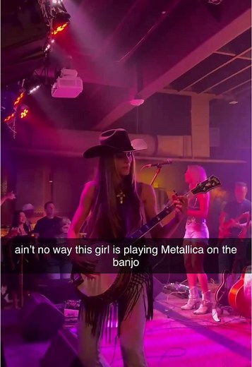 Metallica banjo??? LET’S GOOO🤘🏼🪕 Come see us live! UPCOMING SHOWS: 5/22: Amos’ Southend | Charlotte, NC 6/5: Carolina Country Music Fest | Myrtle Beach, SC 6/25: The Hangout | Gulf Shores, AL 6/26: Kickers Saloon | Jacksonville, FL 7/17: The Grainery | Plain City, OH 7/18: Montrose Motors Music and Motocross | Jefferson, OH #banjo #metallica #livemusic #newcountryband #liveband