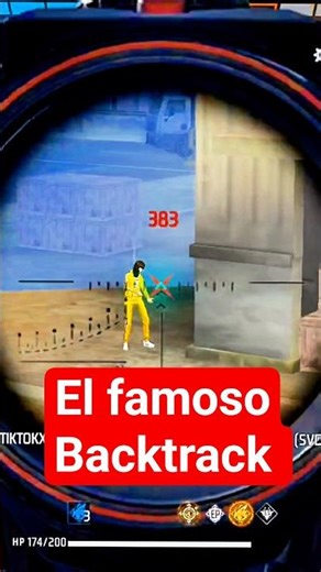 Learn how to do the BACKTRACK #freefire