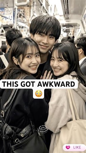 POV: The Train Ride Suddenly Got Awkward 😳🚆Part.3