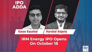 #IPO Adda | #IRMEnergy IPO opens for issue on October 18 with a total issue size of 1.08 crore shares. CEO Karan Kaushal and CFO Harshal Anjaria join in to talk about the details. | NDTV Profit