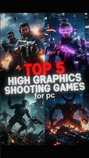 TOP 5 BEST HIGH GRAPHICS SHOOTING GAMES FOR PC 2026 🔥 Ultra Realistic FPS Games! #shootinggames