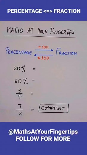 50K views · 339 reactions | Maths at Your Fingertips on Reels | Facebook