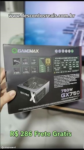 Fonte de Alimentacao 750w Gp750 80 Plus Bronze Gamemax