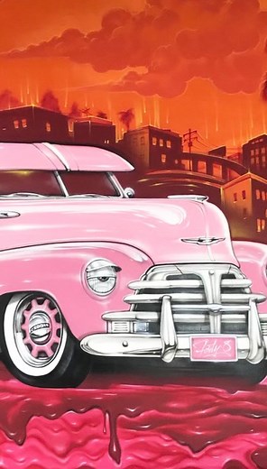 Interior restaurant mural i did in Australia, love doing these types of murals. @ross_churchill | Mister Cartoon