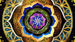 Download Futuristic abstract background. Dynamic moving fantasy loop. for free