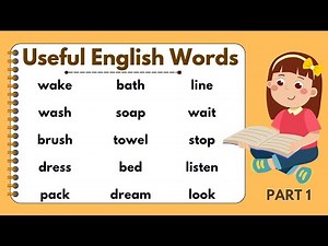 USEFUL ENGLISH WORDS Part 1 | EASY VOCABULARY with Pictures | Read along with me | with Teacher Jake
