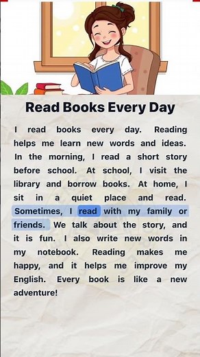 Read English Books Every Day | English Reading and Listening Practice #easyenglish #englishlanguage