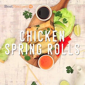 You'll never go back to frozen once you try these! Chicken spring rolls recipe >> https://www.bestrecipes.com.au/recipes/chicken-spring-rolls-recipe/jq9zstmw | Best Recipes