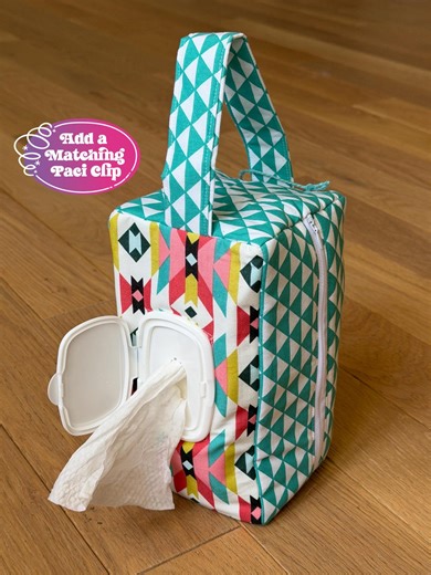 Aztec Pattern Peanut Pouch - Baby and Toddler Essentials Bag With Handle, Wipe Hole and Keyring - Etsy