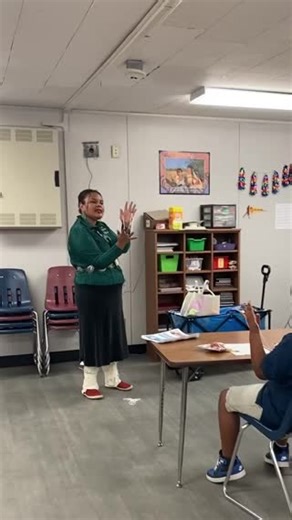 3.1K views · 88 reactions | Geriah, community health worker at NATIVE HEALTH, stopped by Whitman Elementary School today to spread cultural awareness in honor of Native American Heritage Month. She even taught the students how to play the Navajo string game! | Native Health Phoenix | Facebook