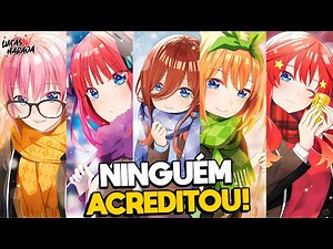 ANUNCIADO O ANIME DA LUA DE MEL DAS QUINTUPLAS! - Gotoubun No Hanayome