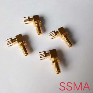 [Hot Item] Ssma Female Right Angle Flange RF Coaxial Connector