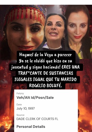Confronting Haymel de la Vega's Past Actions