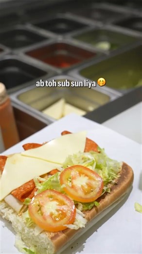 SUBWAY India on Instagram: "Listening to this sound on loop😋 [ ASMR, Soothing sub, sub ki suno, Subway, cheesy, delicious, Monday madness ]"