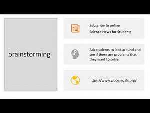 ExploraVision how to brainstorm with High Schooler