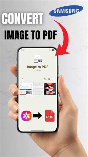 CONVERT Image to PDF ✅️ #shorts