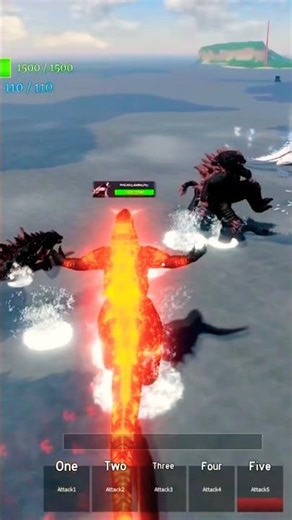 Evolved Thermo Godzilla Supercharged Atomic Breath #godzilla #shorts