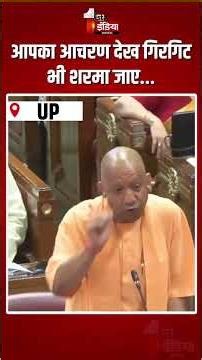 आपका आचरण देख गिरगिट भी शरमा जाए...CM Yogi ने SP की ली चुटकी! | UP Assembly Session | Akhilesh Yadav