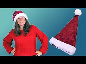 DIY Santa Hat - Sewing Pattern in 4 sizes (L, M, S, XS)