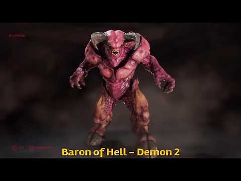 Doom 2016 All Multiplayer Demons in Action