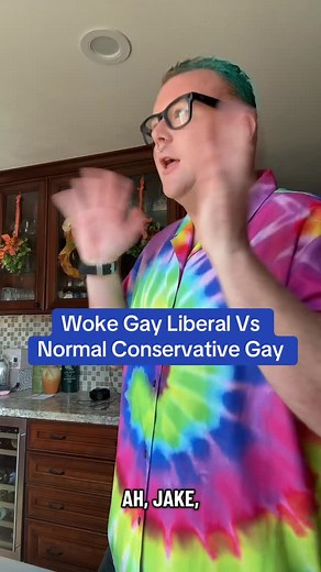 65K views · 4.8K reactions | Woke Gay Liberal Vs Normal Gay Conservative 來 #gayconservative #conservatives #liberals #skit #fyp | Jake Ryan | Facebook