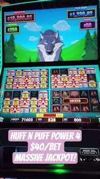 [SLOTGASM] Huff n Puff power 4 $40/bet MASSIVE Jackpot! 05.26.2026 Fontainebleau Las Vegas