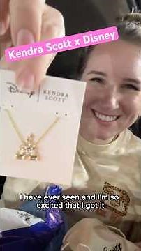 Disney × Kendra Scott at Disney Springs! 💎 I’m OBSESSED with my new castle necklace. #DisneySprings