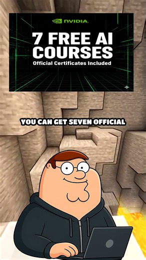 CodeWithPeter on Instagram: "NVIDIA is offering 7 amazing AI courses — from Generative AI to LLMs, Video AI, CUDA, and more! 🌟 Follow me, comment “AI”, and get the links to these courses in my bio. Your resume + skills = next-level boost! 💡 Courses Included: Generative AI Explained LLM with RAG & Model Building Video AI Apps AI on Jetson Nano Digital Fingerprinting Introduction to CUDA Building RAG Agents with LLMs 📌 Don’t miss out — free resources like this won’t last forever! #FreeAICourses