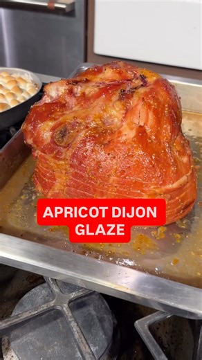 Janet Loughran on Instagram: "My next Put That Sh!t on Everything Sauce is a doozie! 🙌 This Apricot Dijon Glaze is super versatile! It can be used with ham, salmon, chicken, beef, pork, on charcuterie platters, as a salad dressing or a condiment for sandwiches 💫 The recipe for the glaze is available at the end of the reel but for the ham: Apricot Glazed Spiral Ham 8-10 lb spiral ham 1 cup water 1/2 cup Apricot Dijon Glaze Preheat the oven to 325°. Place ham cut side down in a roasting pan and 