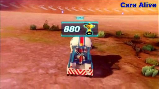 Cars 2 Game Play - How to unlock Gunner Acer, Road Rage badge.