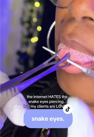 Embrace the Trend: Snake Eyes Piercing