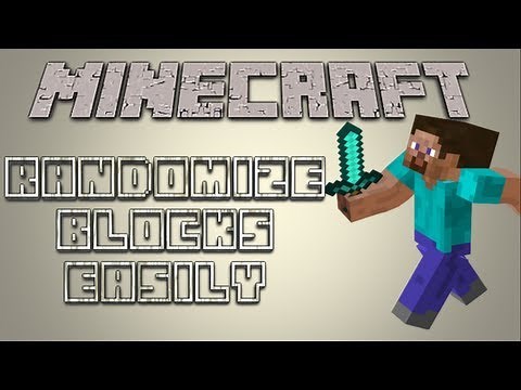 RANDOMIZE BLOCKS EASILY (World-Edit)