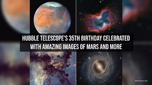 Hubble Telescope's 35th Birthday Celebrated With Amazing Images Of Mars And More