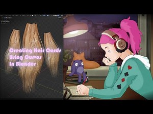 [OLD] Creating Hair Cards Using Curves in Blender