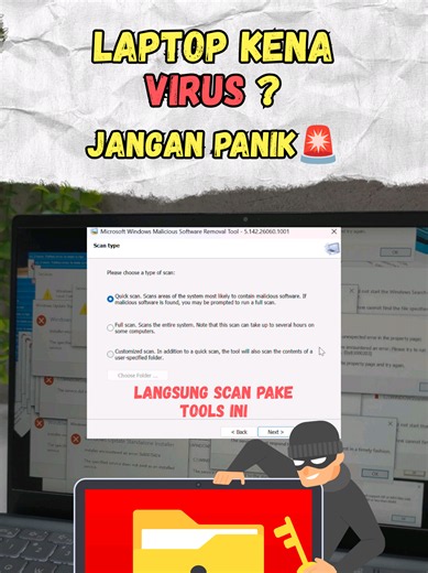 Baru tau cara ini? 😱 Laptop lemot gara-gara virus/malware minggir dulu! Gak perlu instal aplikasi tambahan, pake tools rahasia bawaan Windows aja. Simak videonya sampai habis! 💻✨ #tools #virus #malware #tipsandtricks #hacks
