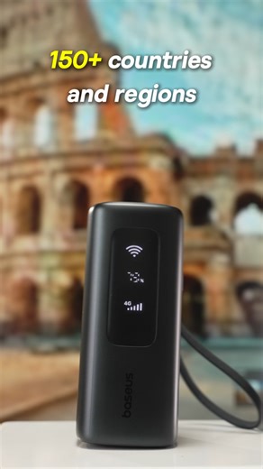 179K views · 2.3K reactions | Power Bank? WITH a hot spot? Yup, that's EnerGeek GX11  https://baseus.ink/sns-fb-mifi  4G in 150+ countries  Wi-Fi for up to 10 devices  20,000mAh + 67W fast charge  1GB free data/month × 12 months  All-in-one portable hub #baseus #energeekgx11 #portablewifi #powerbank #4ghotspot #traveltech #travelgear #techfortravel #globalwifi #smarttravel | Baseus | Facebook
