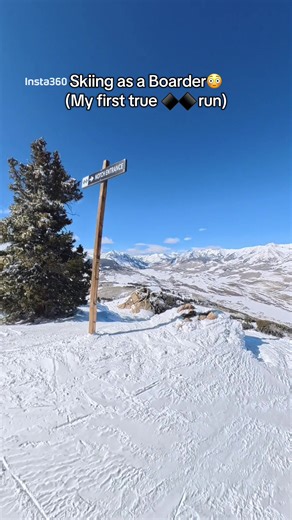 Skiing as a Boarder: My First True Run