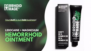 Hemorrhoid & Fissure Ointment - Treatment with Lidocaine, Aloe Extract, Magnesium Sulfate, Balsam Fir, Fast Acting Hemorrhoid Cream for Itching, Swelling and Maximum Pain Relief (2-Pack)