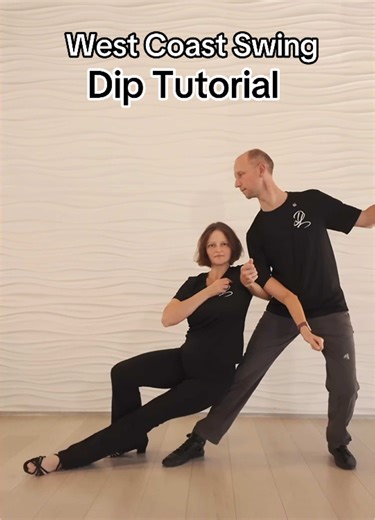 West Coast Swing Dip Tutorial Try it out! #dancetutorial #westcoastswing #learntodance #dip #wcs