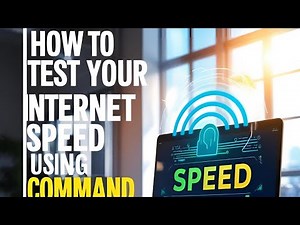 How To Test Your Internet Speed using Command Prompt