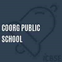 Coorg Public School, Gonikoppal - Address, Admissions, Fees and Reviews 2026