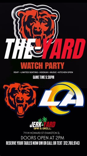 Bears Watch Party - Doors Open at 2 PM!
