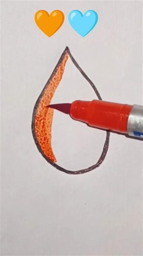 Coloring a drop 💧💦 #coloring #art #drawing #painting #ytshorts