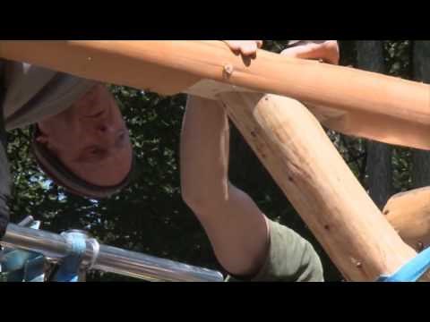 Wind braces - how to build a timber frame home