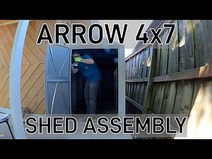 Arrow 4x7 Shed Assembly