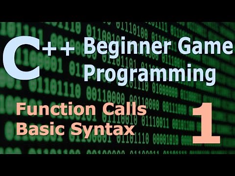 Beginner C++ Game Programming DirectX [Function Calls/Basic Syntax] Tutorial 1