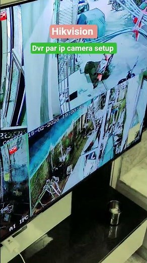 Easy Hikvision DVR to IP Camera Install || #cctvcamera