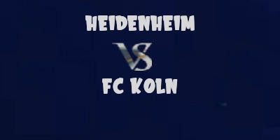 Heidenheim vs FC Cologne ~ Highlights & Goals