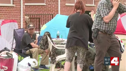 Concord Apartments neighbor shares experience as tent encampment grows outside condemned complex